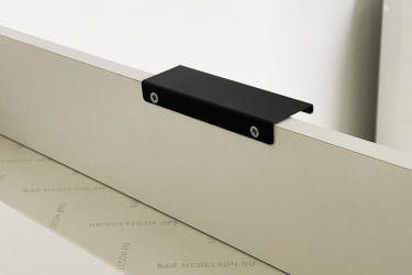 Тумба для обуви Краш ЛМН-13 черный муар/белое дерево / LMN-13