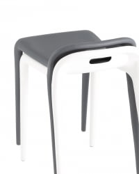 Табуретка Слеттен пластик Белый / Sletten