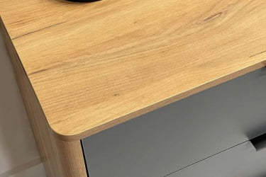 Комод Адам МСА-02 дуб крафт золотой/графит / MSA-02