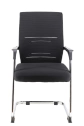 Кресло для посетителей Еверпроф Висит Сетка Черный / Everprof Visit