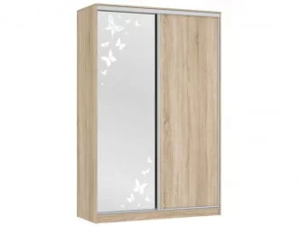 Шкаф-купе Гранд 1-600 бабочки Дуб сонома