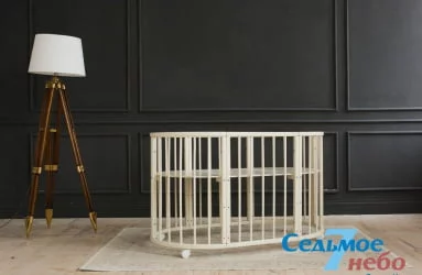 Кровать-трансформер 6-в-1 Меррй Хаппй 01 Слоновая кость / Merry Happy