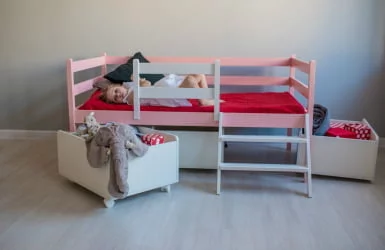 Ящик для детской кровати РооРоом ВК-111 Белые / RooRoom VK-111