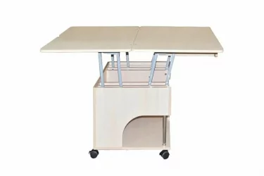 Стол-трансформер раскладной Стэп Ясень Шимо светлый