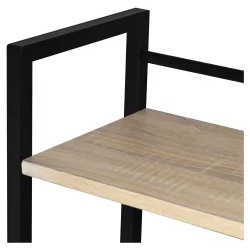 Письменный стол с полками БРАБИКС ЛОФТ CД-005 Дуб натуральный / BRABIX LOFT CD-005