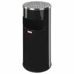 Урна с пепельницей ЛАИМА ПРОФЕССИОНАЛ 27 литров Черный / LAIMA PROFESSIONAL