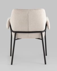 Кресло лаунж Бесс рогожка Бежевый