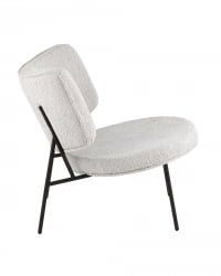 Кресло Дистриcт Лоунге букле Светло-серый / District Lounge