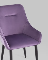 Стул Диана велюр Пыльно-фиолетовый