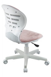 Кресло 1139 ФВ ПЛ Вхите велюр Блисс 08 розовый / FW PL White Bliss