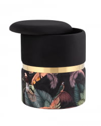 Пуф Кэрри с ящиком велюр Тропиc без ножек / Tropic