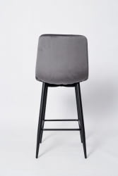 Стул барный БC-1722 графит вельвет / BC-1722
