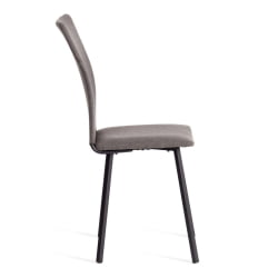 Стул обеденный Ла Роуссе ткань рогожка, 49х50х93, серый/черный, 3М 16/2 / La Rousse 3M