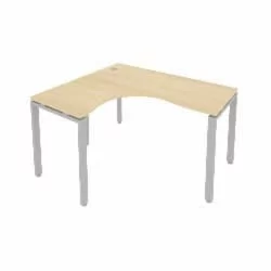 Стол письменный МЕТАЛ СЙСТЕМ Б.СА-3 Л Акация/Серый / METAL SYSTEM