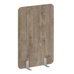 Перегородки на металлических опорах на фетровых подпятниках Р-лине ДП.Ф-100-150 Тиквуд Темный / R-line DP.F-100-150