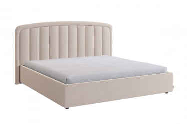 Кровать 1.8 Сиена 2 с подъем. механизмом ЗП.КМ1.8-03 крем (велюр) / ZP.KM1.8-03