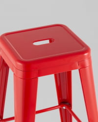 Стул барный ТОЛИКС красный глянцевый КД / TOLIX KD