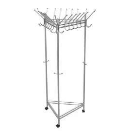 Вешалка на колёсиках Пико 21 Металлик