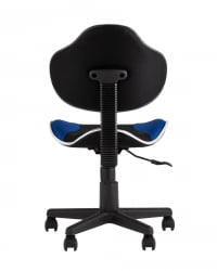 Стул офисный КЗЙ Черно-синий / QZY