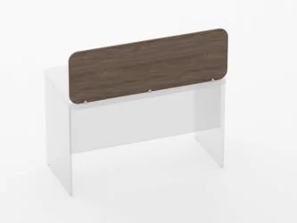 Экран разделительный прямой Глассй 5.14.12 Дуб Верцаска / Glassy