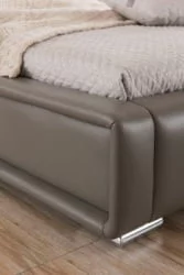 Кровать 1397 Кровать 160 см Серый