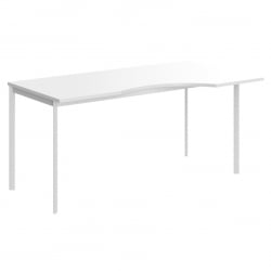 Стол эргономичный ИМАГО-С CА-1С(Л/Р) белый белый полуматовый / IMAGO-S CA-1S(L/R)