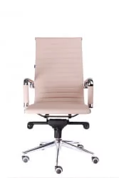 Кресло руководителя Еверпроф Рио М экокожа Бежевый / Everprof Rio