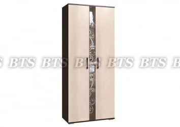 Шкаф двухдверный Флоренция Венге Дуб Атланта