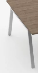 Л-образный металлический каркас с траверсами Дека 74.145.14 К Металлик матовый муар / Deka