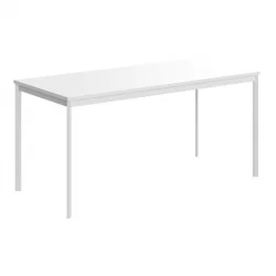 Стол прямой ИМАГО-С СП-4С белый белый полуматовый / IMAGO-S СП-4S