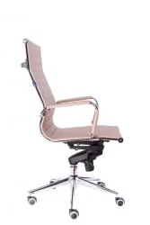 Кресло руководителя Еверпроф Рио М экокожа Бежевый / Everprof Rio