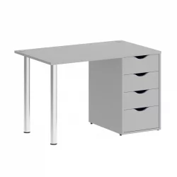 Стол письменный ХОМЕ ОФФИCЕ VR.SP-3-118.4 Серый / HOME OFFICE