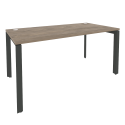 Стол рабочий на П-образном м/к ОНИКС O.MP-SP-4.8 Тиквуд Темный/Антрацит / ONIX