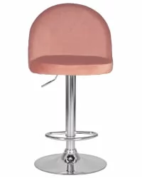 Стул барный ДОБРИН МИЛАНА Пудрово-розовый велюр МДЖ9-32 / DOBRIN MILANA MJ9-32