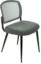 Стул для кухни Бюрократ КФ-8В блаcк Серый / KF-8W black