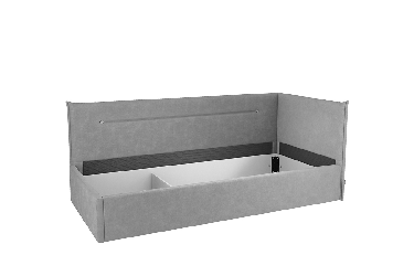 Кровать  0.9 Альба (Тахта) КМ.Т-16 сосна (велюр) / КМ.T-16