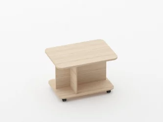 Стол журнальный Глассй 4.10 Бук светлый / Glassy