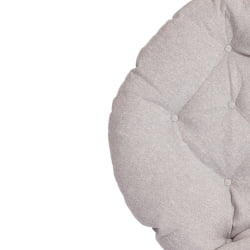 Кресло CЛОУДЕ ХОМЕ рогожка/металл, 97х98х90-96см, серо-бежевый, 3М 16/2 / CLOUDE HOME 3M