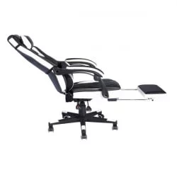Геймерское кресло ТопЧаирс Вираге Черный-белый / TopChairs Virage