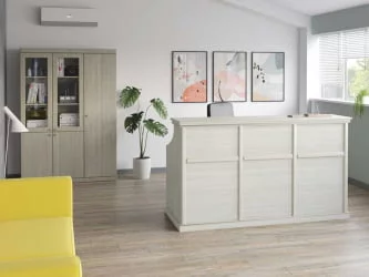 Стойка ресепшн БЕРН БРН8690303 Светлый дуб / BERN BRN8690303