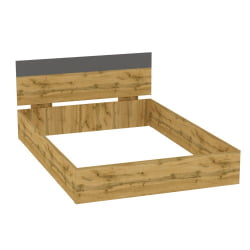 Кровать Алиса(Л3)1447х798х2063(ДВ-Графит) / Алиса(L3)1447х798х2063(ДВ-Графит)