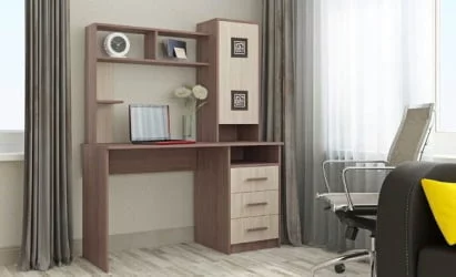 Стол компьютерный Фаворит Ясень шимо