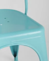 Стул ТОЛИКС с высокой спинкой Голубой матовый / TOLIX