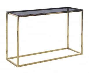 Консоль ТАУН 115кс30 Золото (стекло смоке) / 115x30 smoke)