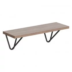 Полка навесная CОФФЕЕ СХ2-ВИРЕ Ясень Шимо / COFFEE SH2-WIRE