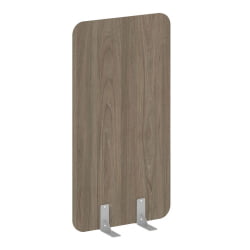 Перегородки на металлических опорах на фетровых подпятниках Р-лине ДП.Ф-80-150 Вяз Благородный / R-line DP.F-80-150