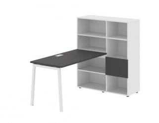 Рабочая станция ЕДИС ЕЛРСТ 1113 Мокко Белый Белый / EDIS ELRST