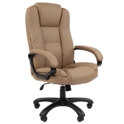 Кресло офисное CХАИРМАН 600 экокожа Бежевый / CHAIRMAN