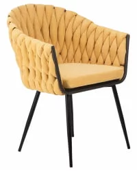 Стул обеденный ДОБРИН МАТИЛДЭ Желтая ткань ЛАР 275-8 / DOBRIN MATILDA LAR