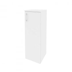 Шкаф средний узкий правый ОНИКС О.СУ-2.3(Р) Белый Бриллиант / ONIX O.SU-2.3(R)